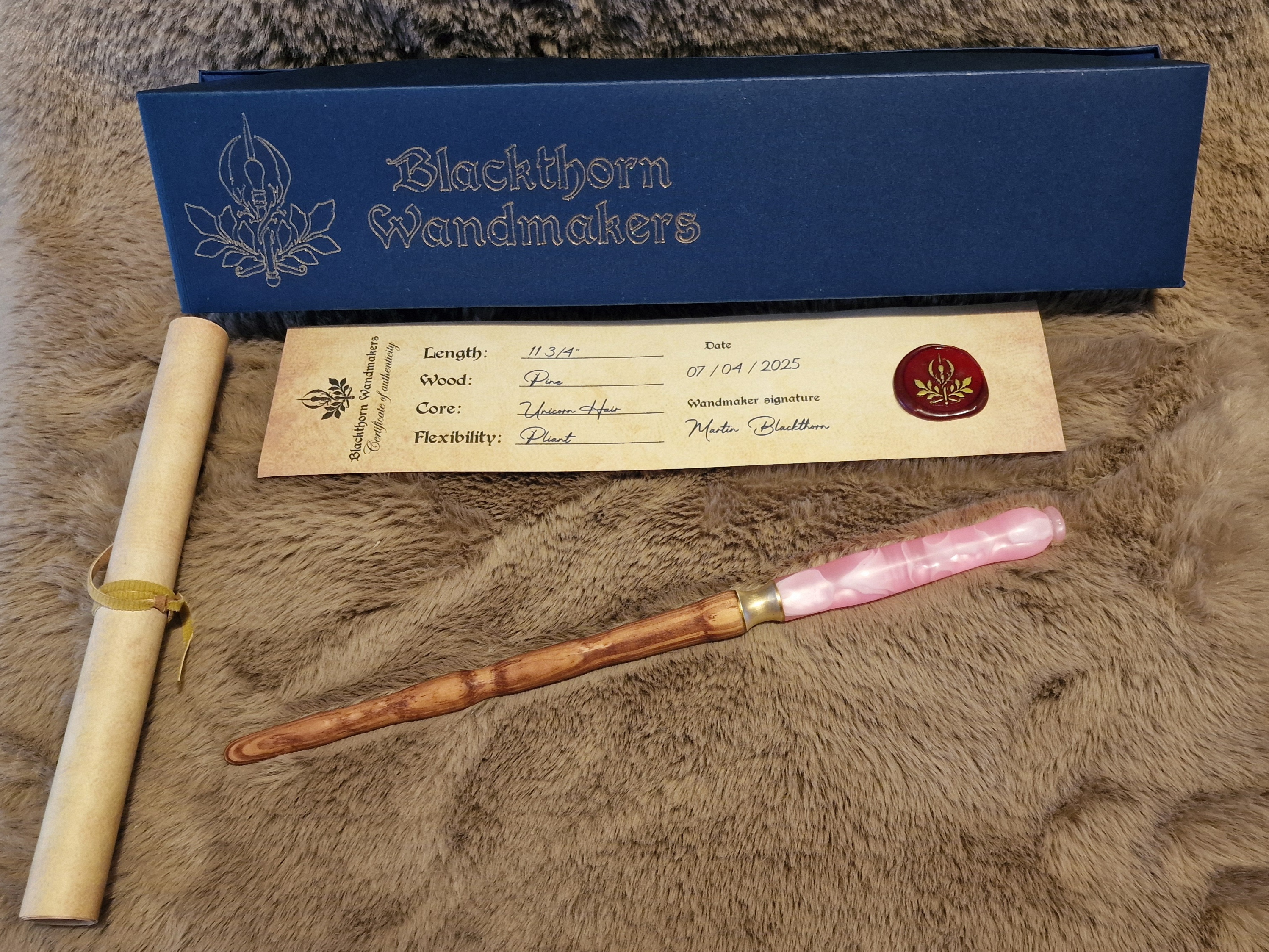 Crystalline Wand Pink